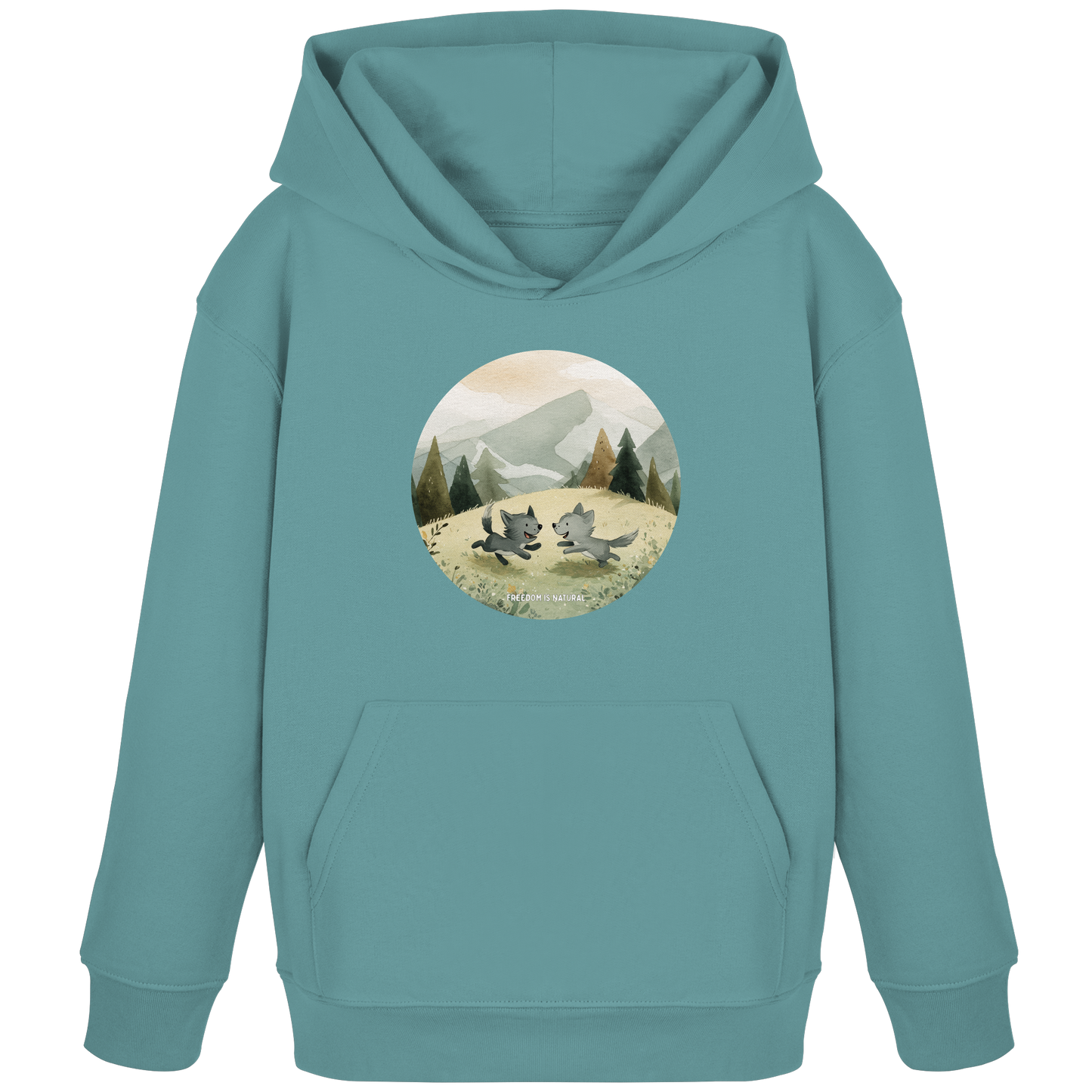 Wölfe Kids - Kids Organic Hoodie