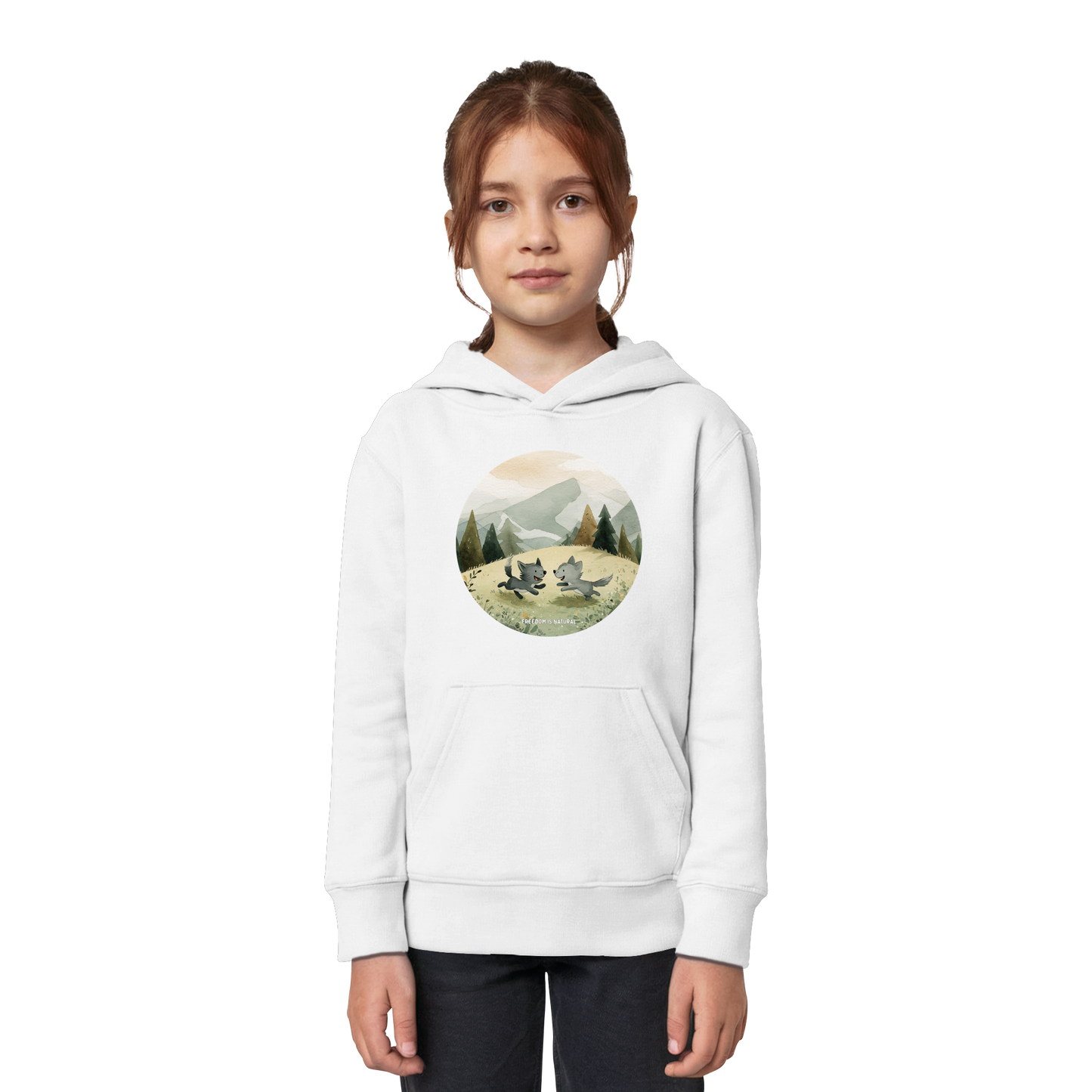 Wölfe Kids - Kids Organic Hoodie