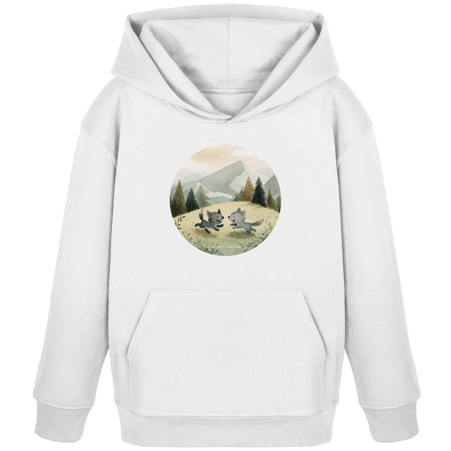 Wölfe Kids - Kids Organic Hoodie