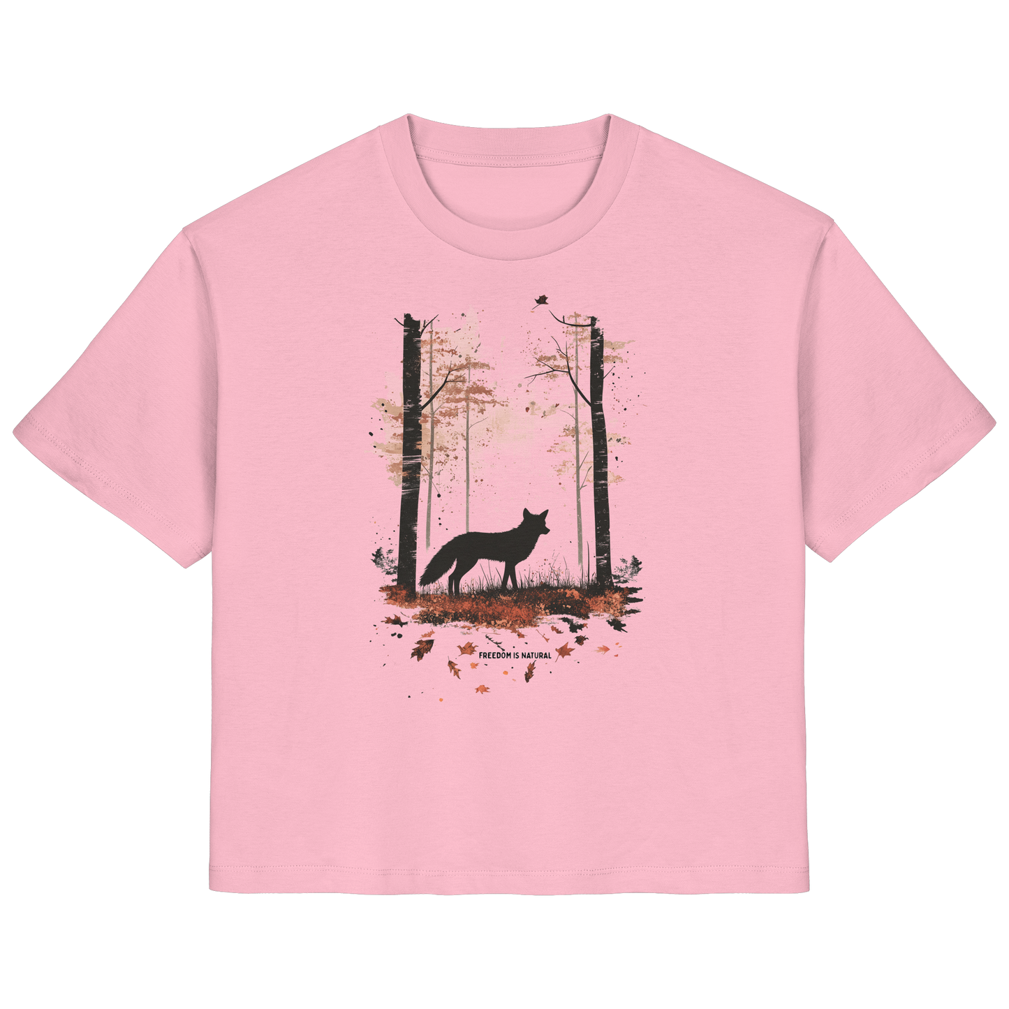 Fuchs Watercolor Style - Ladies Organic Shirt