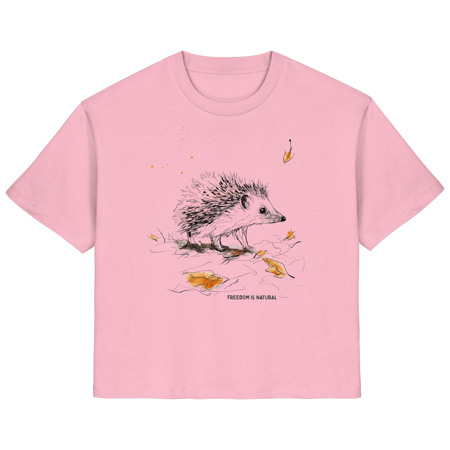 Igel Sketch Art Style - Ladies Organic Shirt