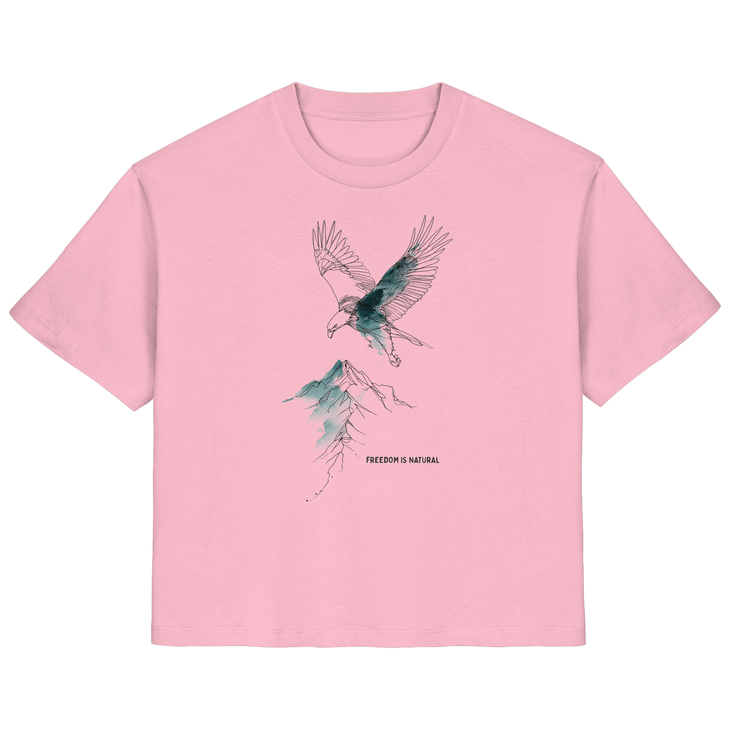 Adler Sketch Art Style - Ladies Organic Shirt