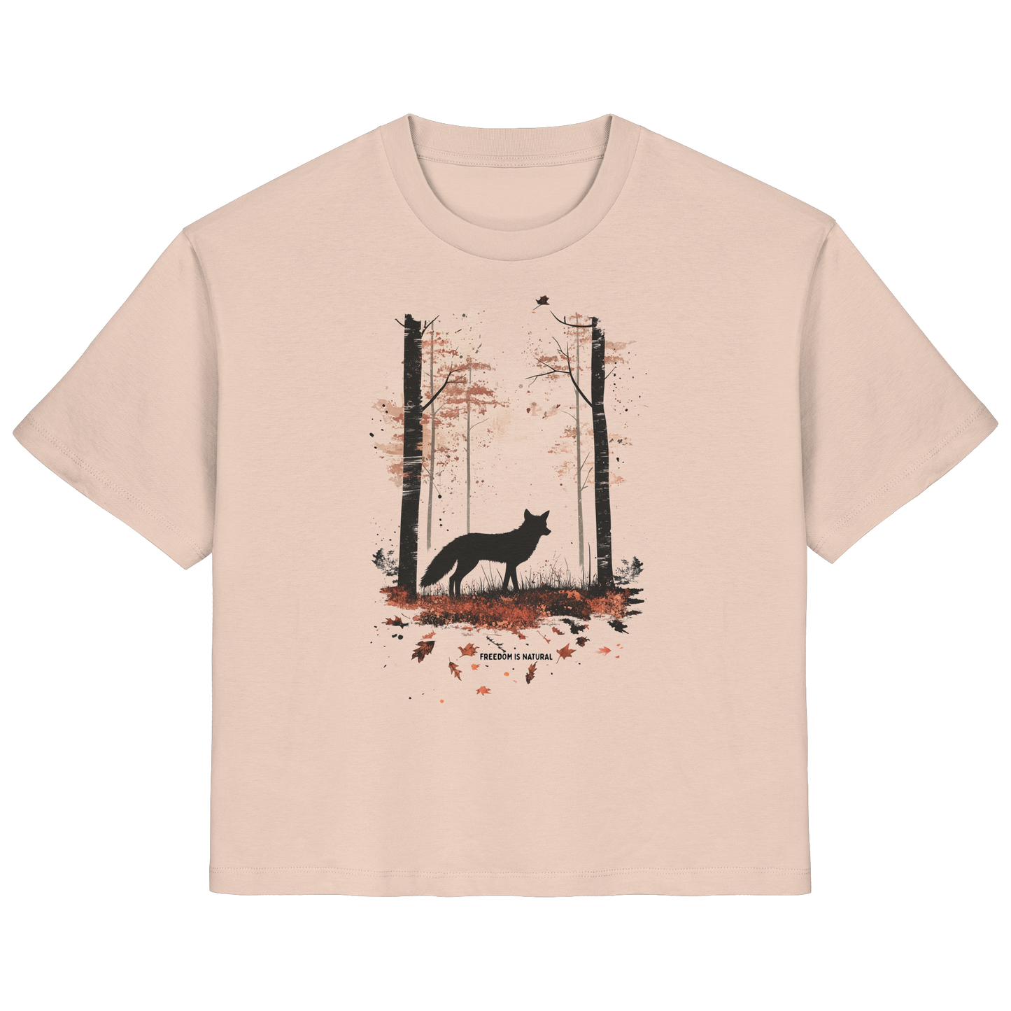 Fuchs Watercolor Style - Ladies Organic Shirt