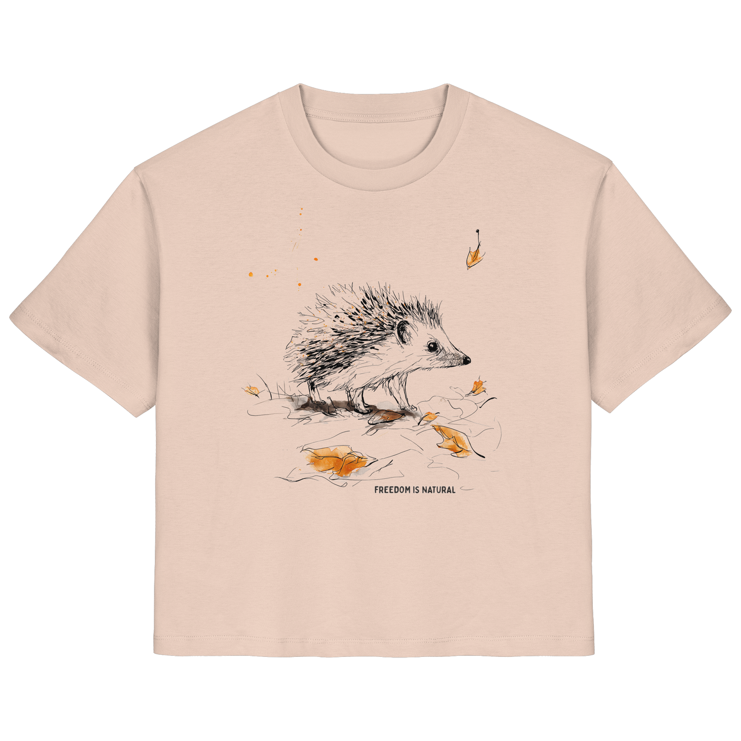 Igel Sketch Art Style - Ladies Organic Shirt
