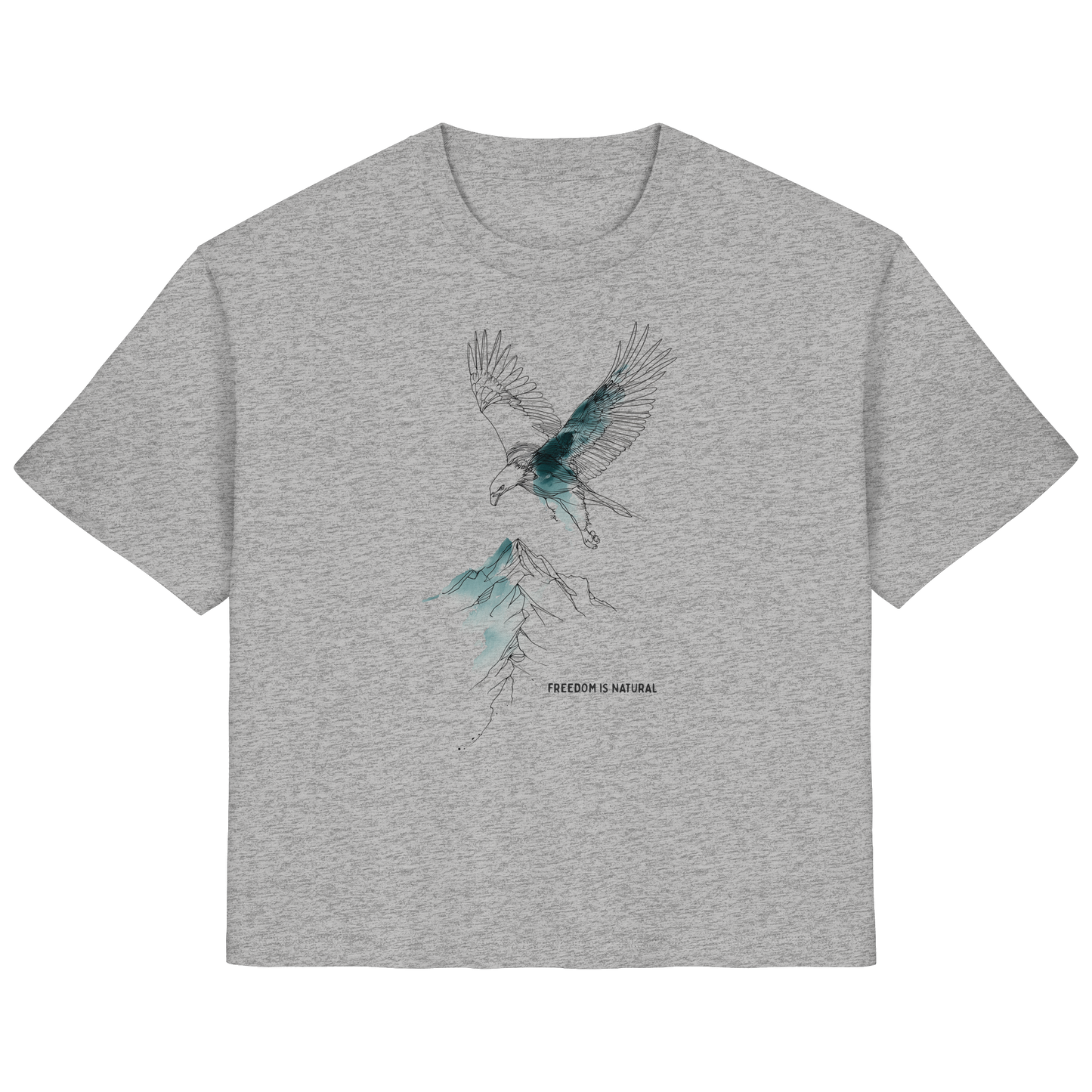 Adler Sketch Art Style - Ladies Organic Shirt