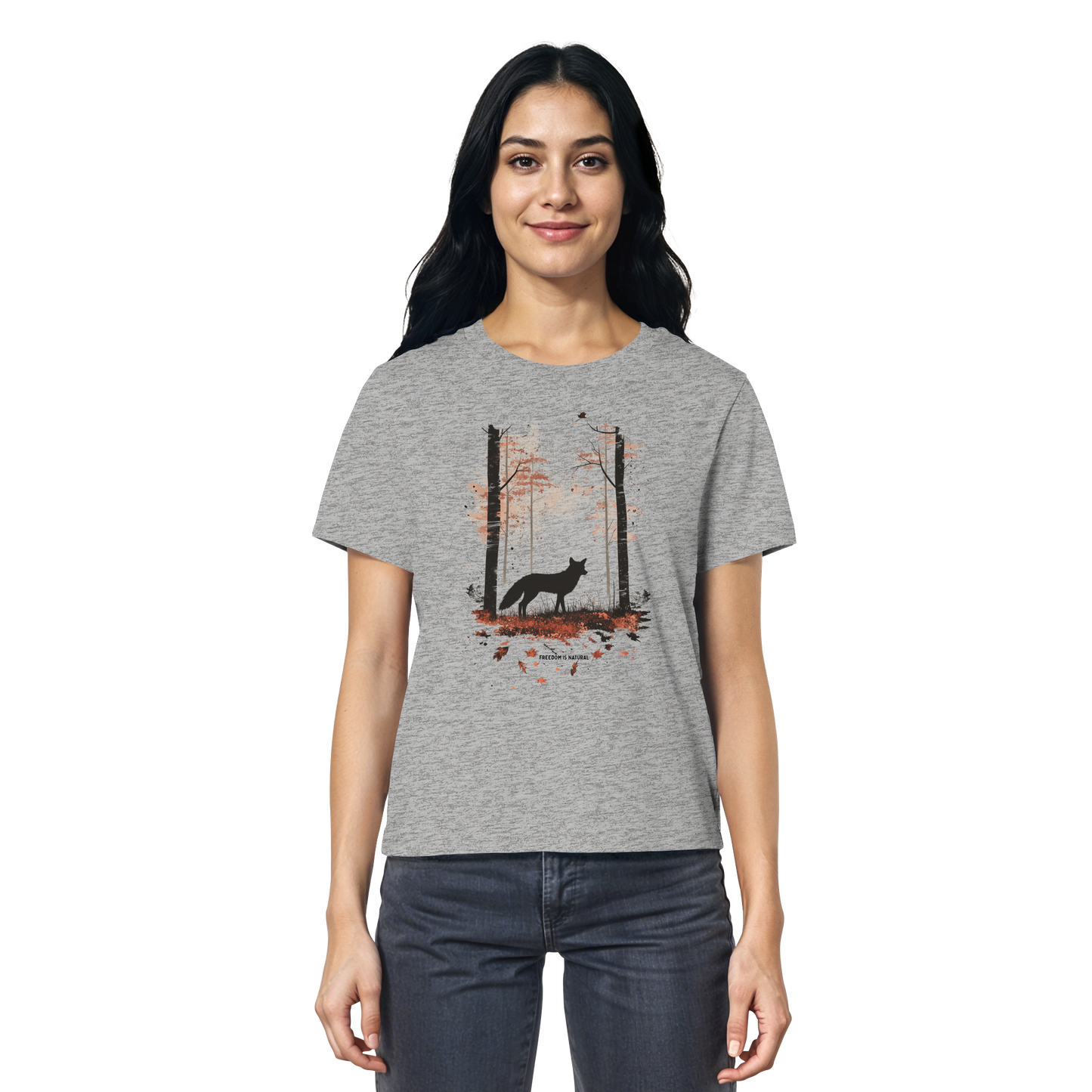Fuchs Watercolor Style - Ladies Organic Shirt