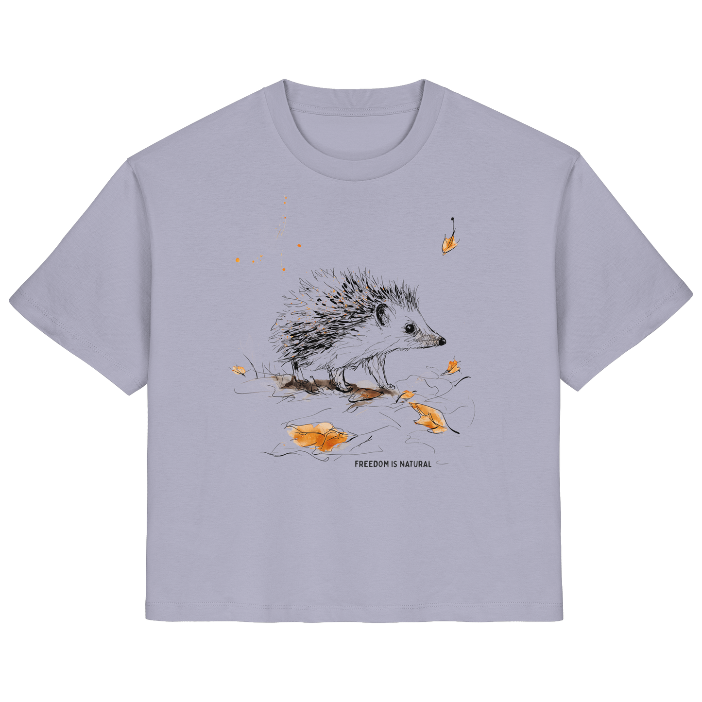 Igel Sketch Art Style - Ladies Organic Shirt