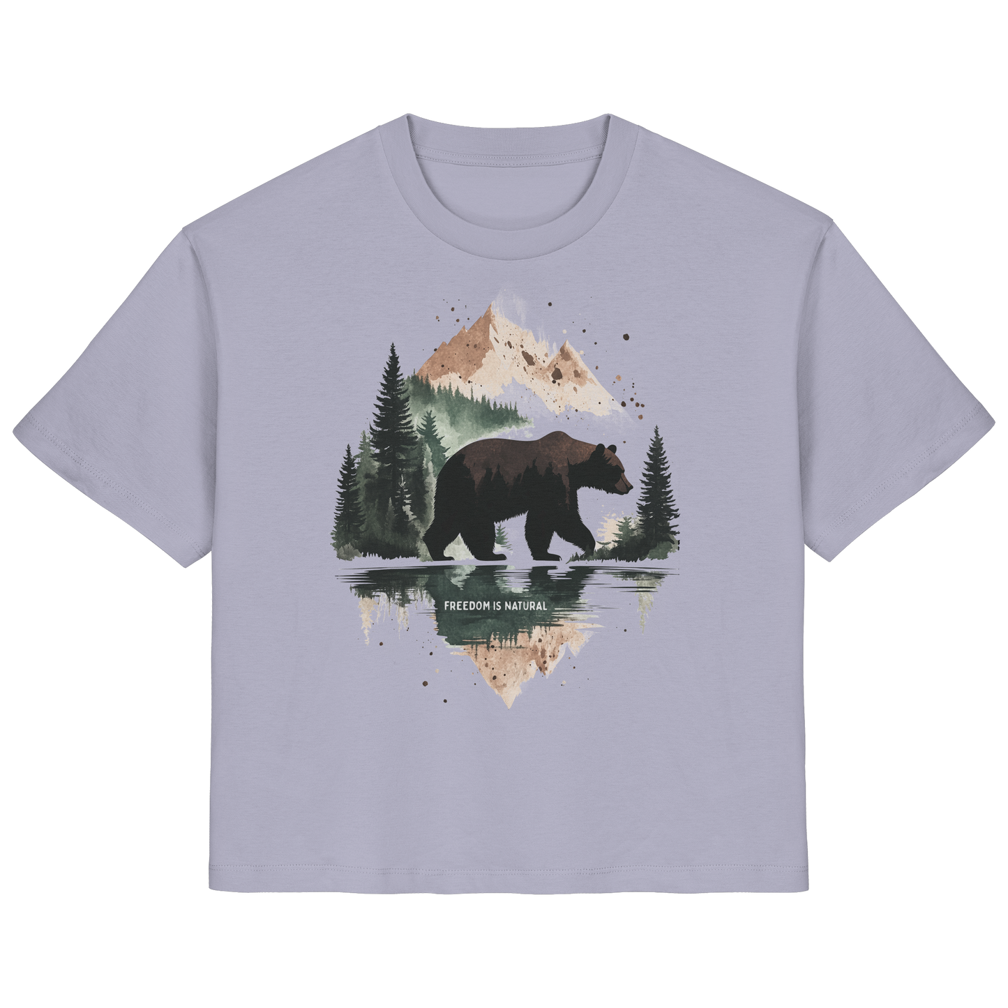 Bär Watercolor Style - Ladies Organic Shirt