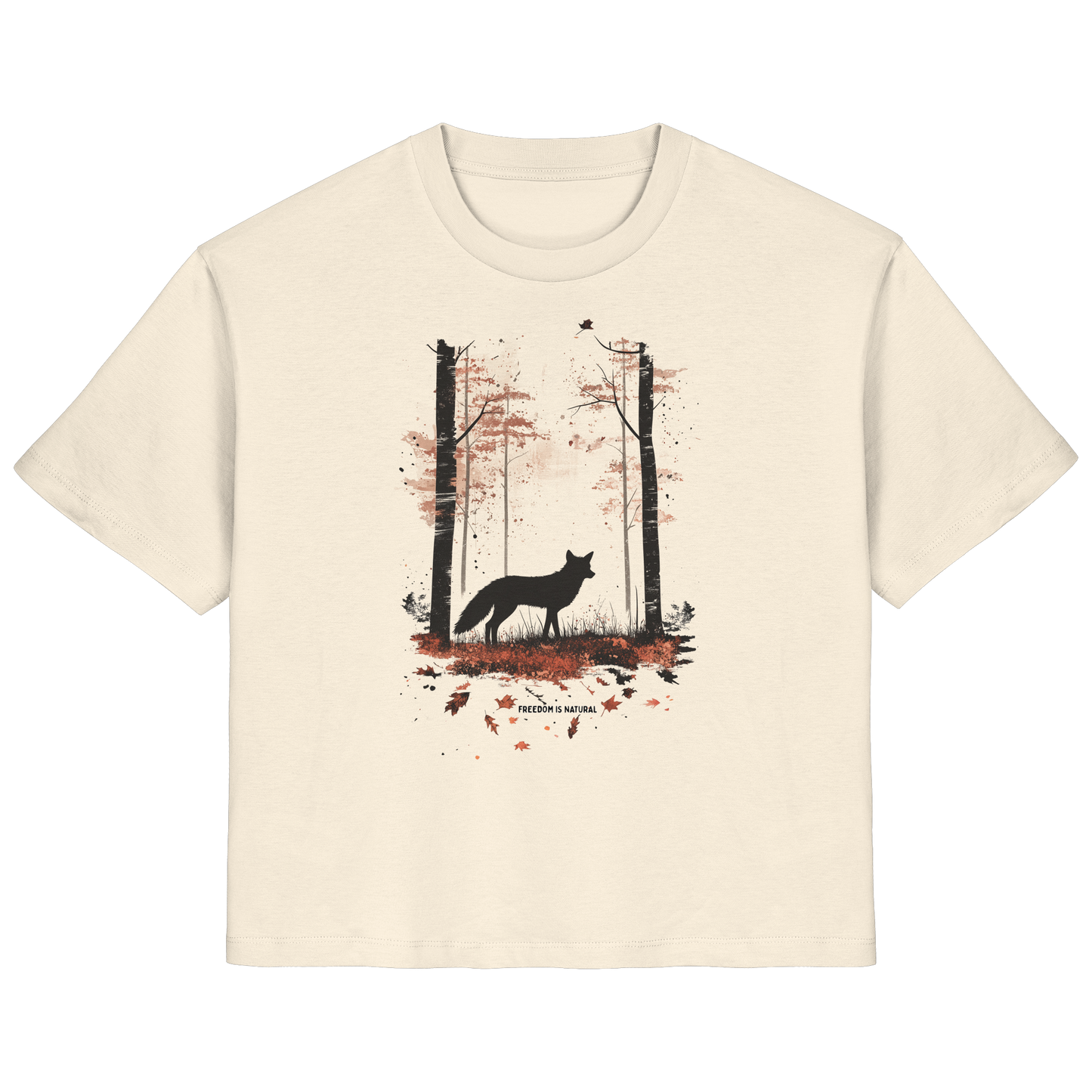 Fuchs Watercolor Style - Ladies Organic Shirt
