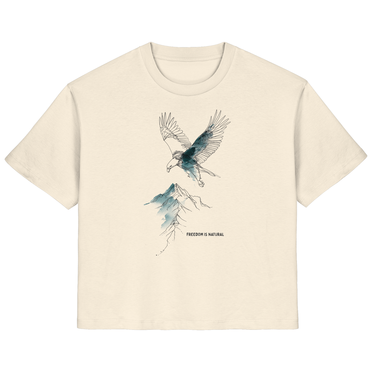 Adler Sketch Art Style - Ladies Organic Shirt