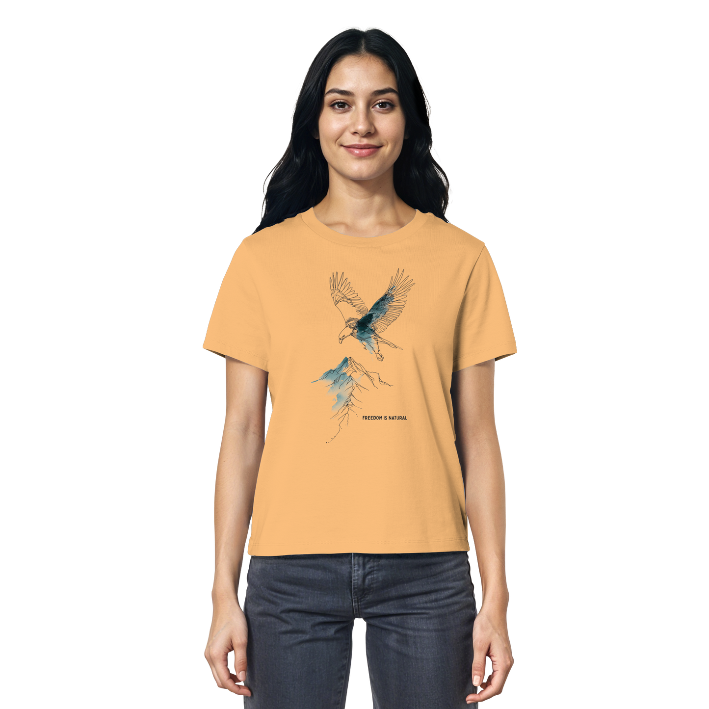Adler Sketch Art Style - Ladies Organic Shirt