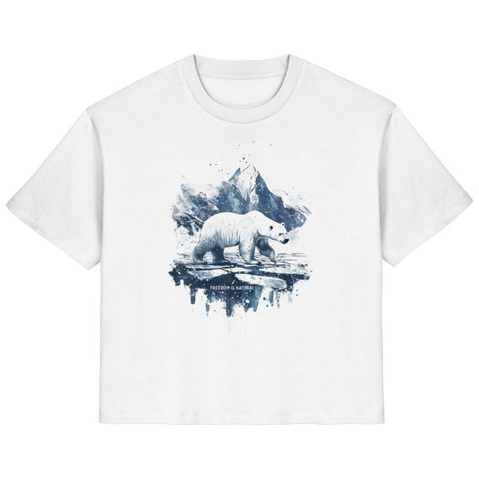 Eisbär Watercolor Style - Ladies Organic Shirt