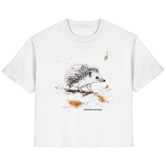 Igel Sketch Art Style - Ladies Organic Shirt