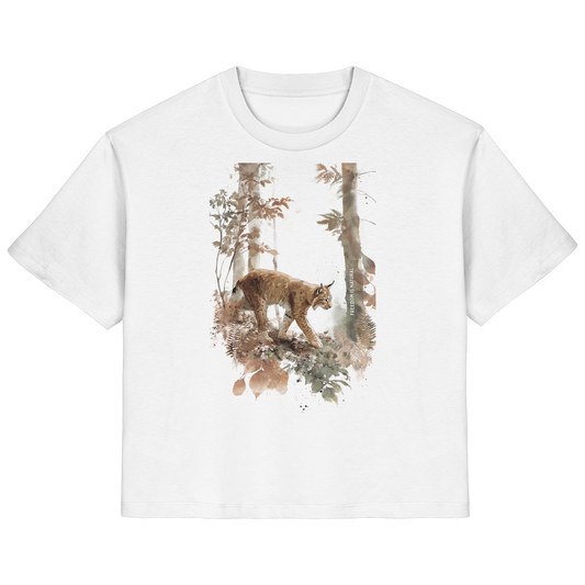 Luchs Watercolor Style - Ladies Organic Shirt