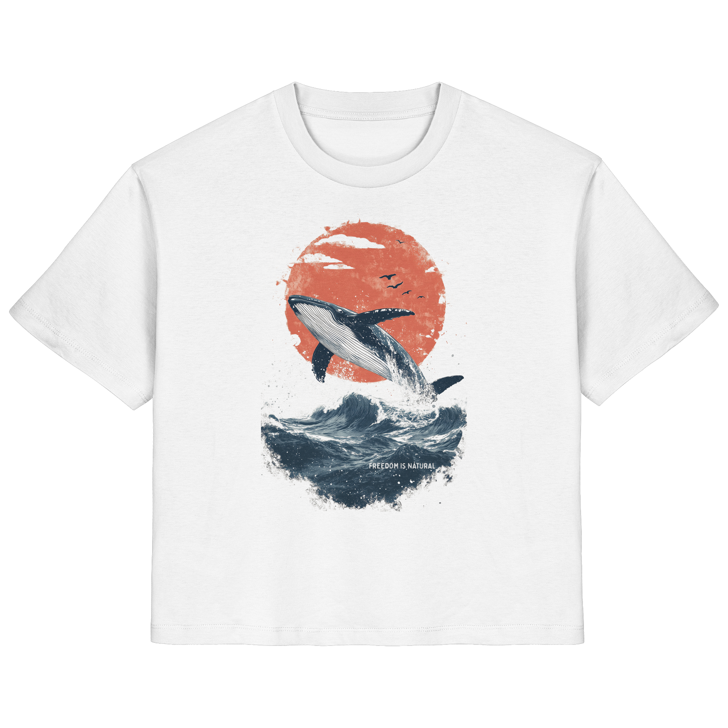 Wal Watercolor Style - Ladies Organic Shirt