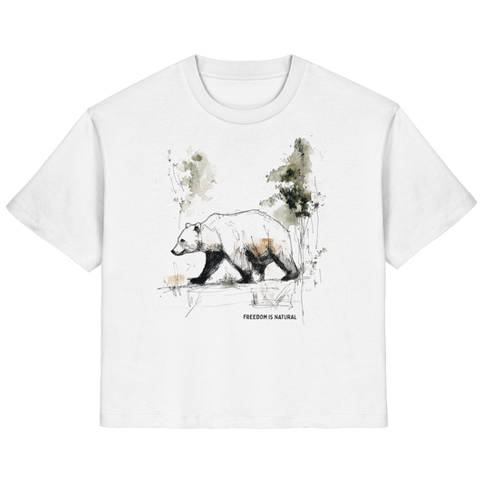 Bär Sketch Art Style - Ladies Organic Shirt