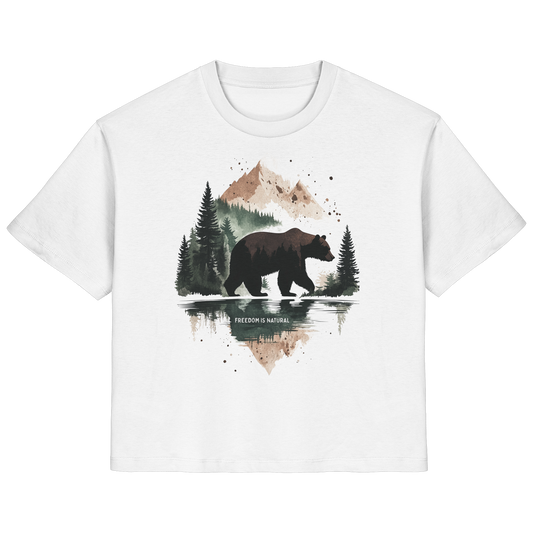 Bär Watercolor Style - Ladies Organic Shirt