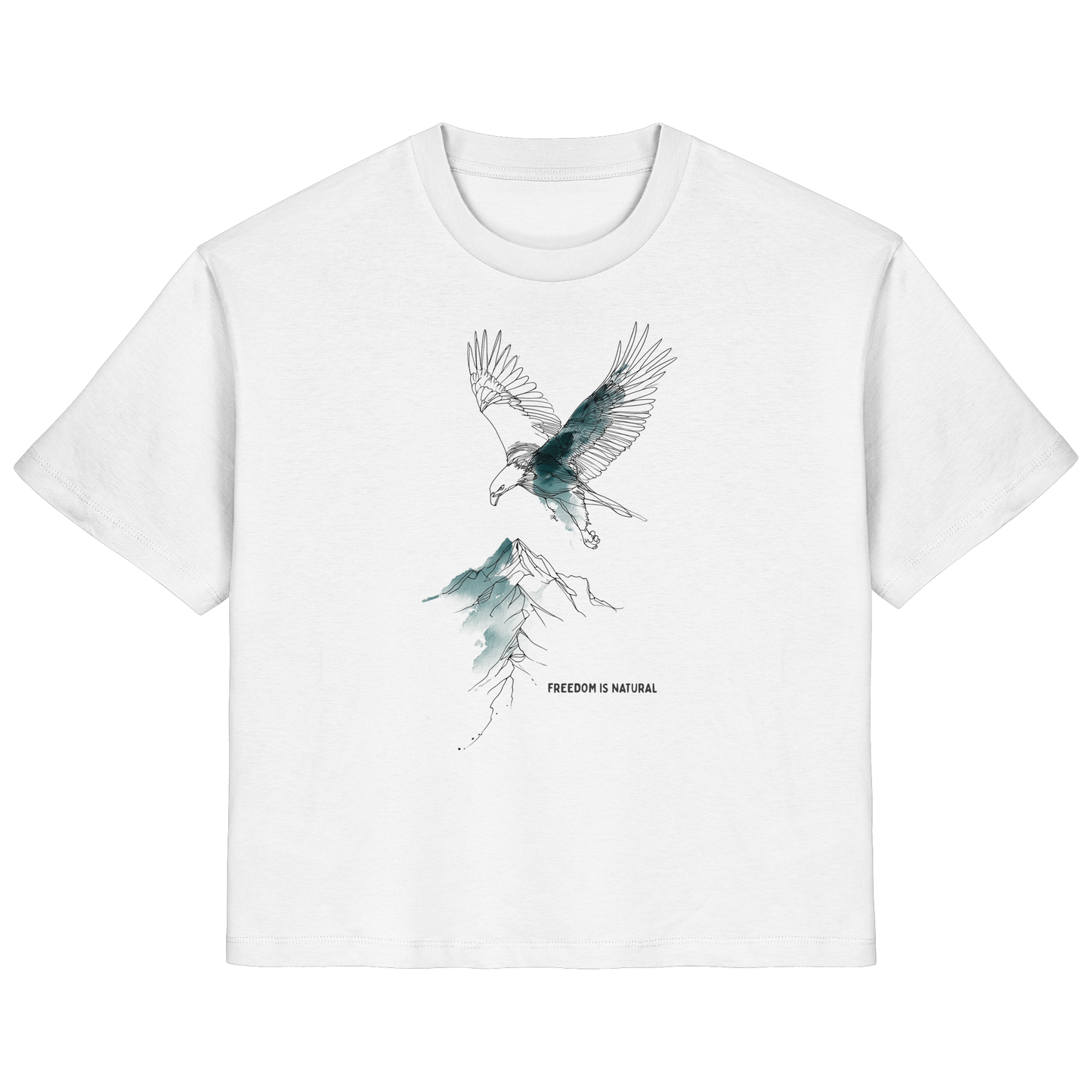 Adler Sketch Art Style - Ladies Organic Shirt