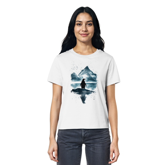 Pinguin Watercolor Style - Ladies Organic Shirt