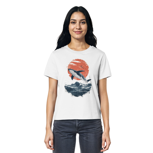 Wal Watercolor Style - Ladies Organic Shirt