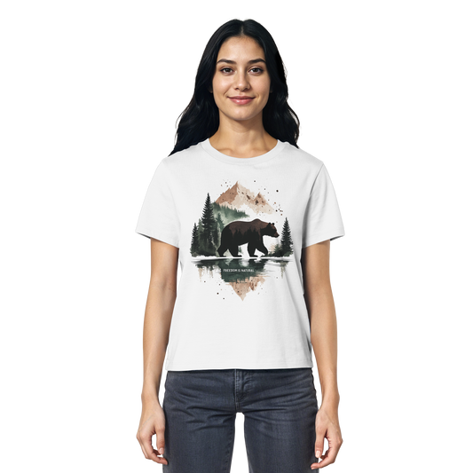 Bär Watercolor Style - Ladies Organic Shirt