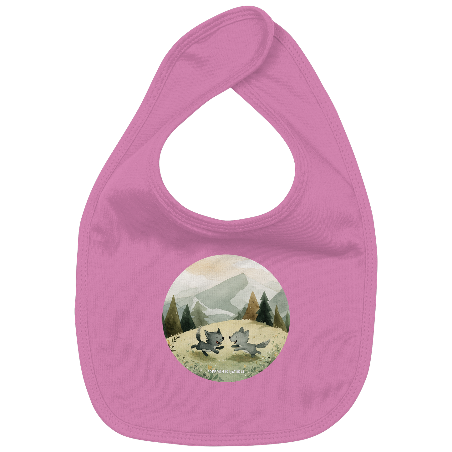 Wölfe Kids - Organic Baby-Lätzchen