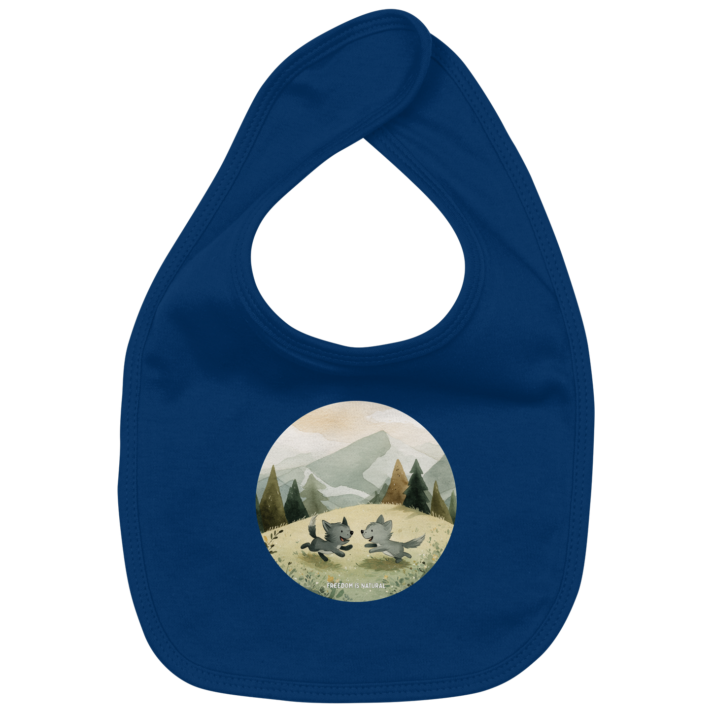 Wölfe Kids - Organic Baby-Lätzchen
