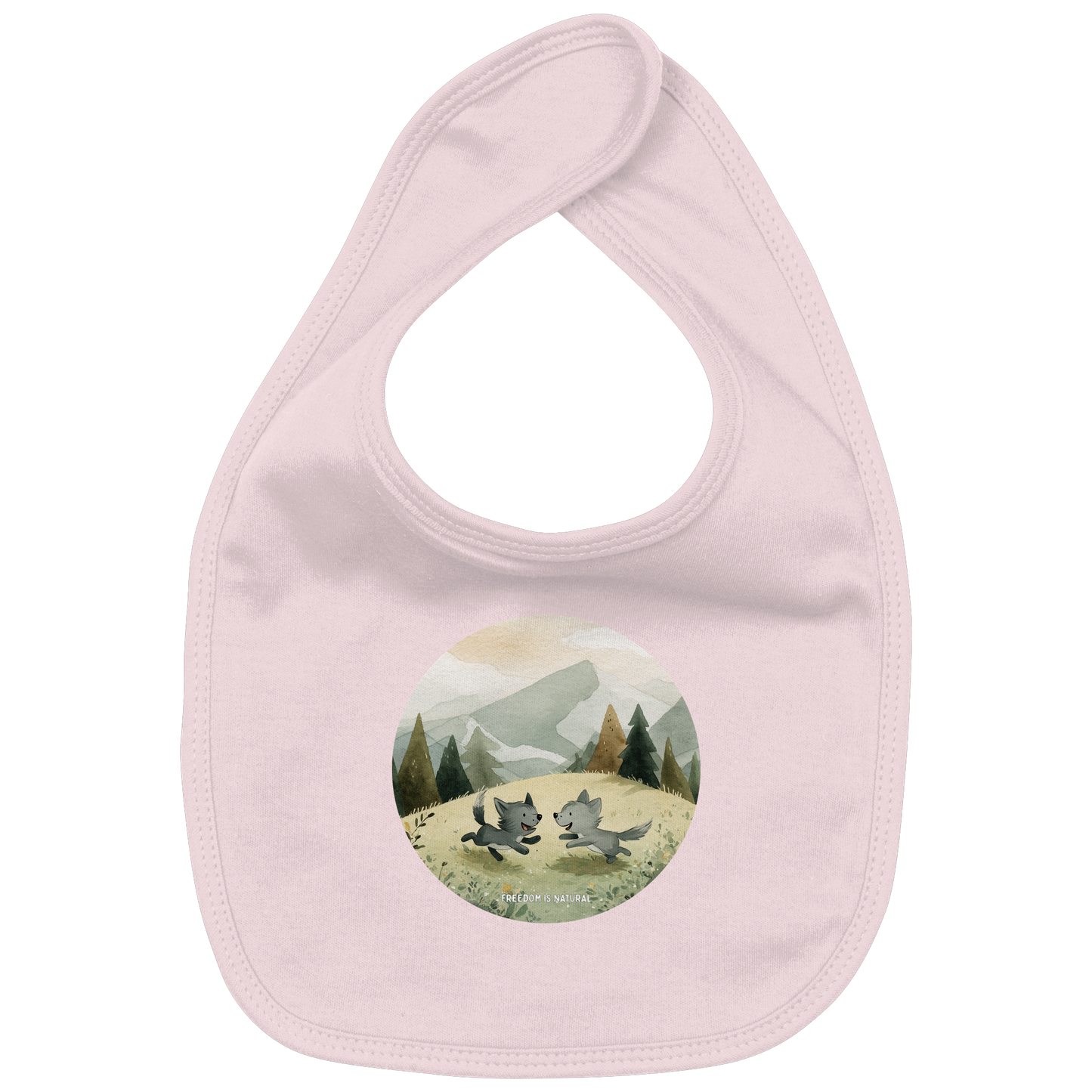 Wölfe Kids - Organic Baby-Lätzchen