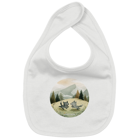 Wölfe Kids - Organic Baby-Lätzchen