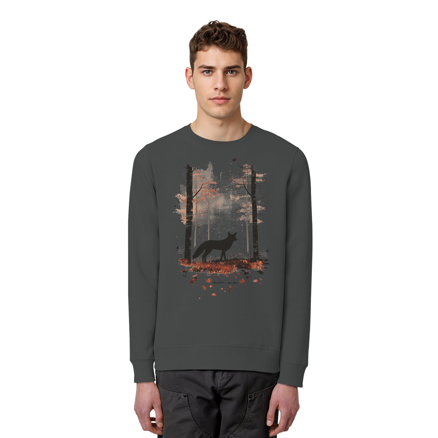 Fuchs Watercolor Style - Organic Basic Unisex Sweatshirt