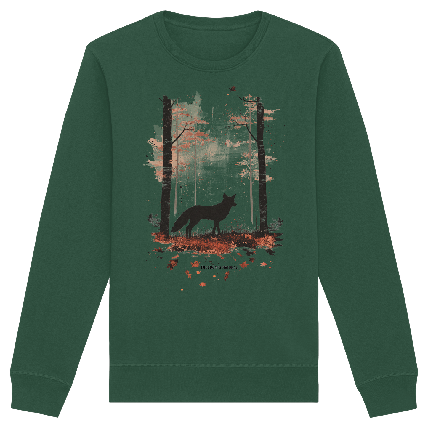 Fuchs Watercolor Style - Organic Basic Unisex Sweatshirt