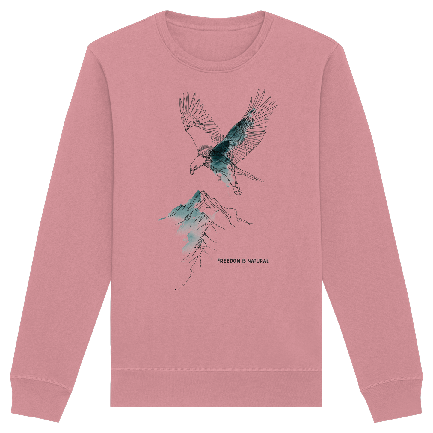 Adler Sketch Art Style - Organic Basic Unisex Sweatshirt