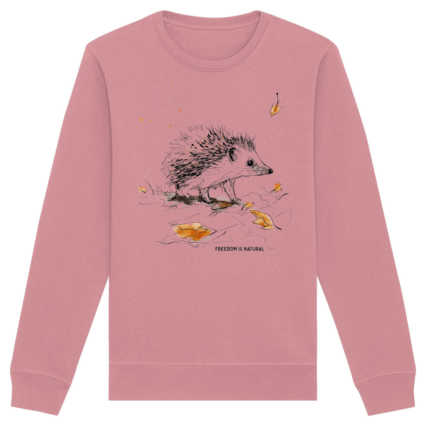 Igel Sketch Art Style - Organic Basic Unisex Sweatshirt
