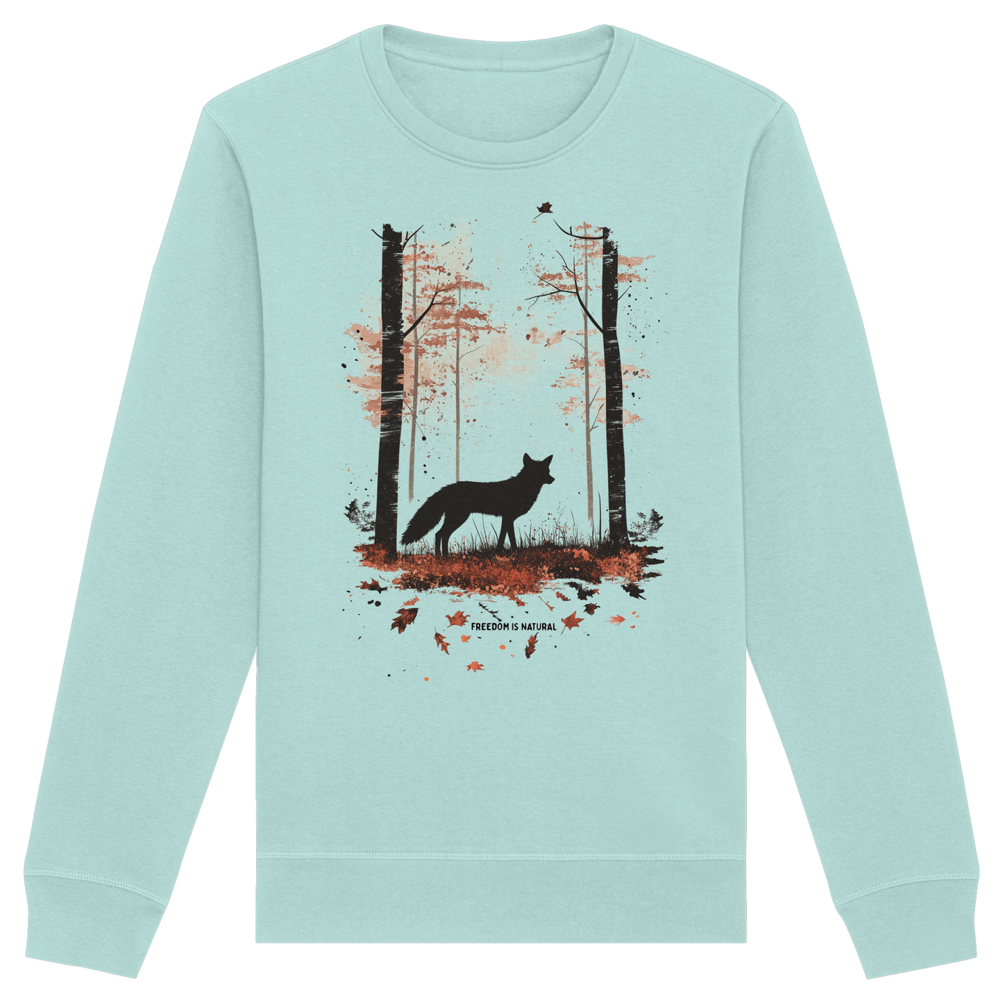 Fuchs Watercolor Style - Organic Basic Unisex Sweatshirt