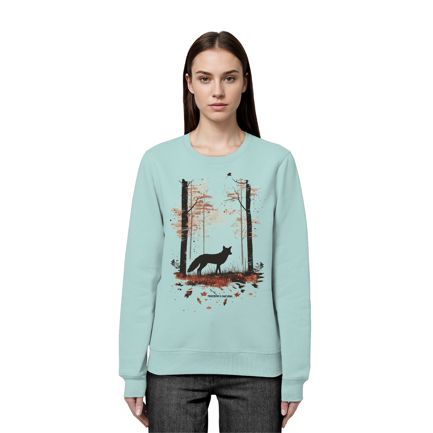 Fuchs Watercolor Style - Organic Basic Unisex Sweatshirt