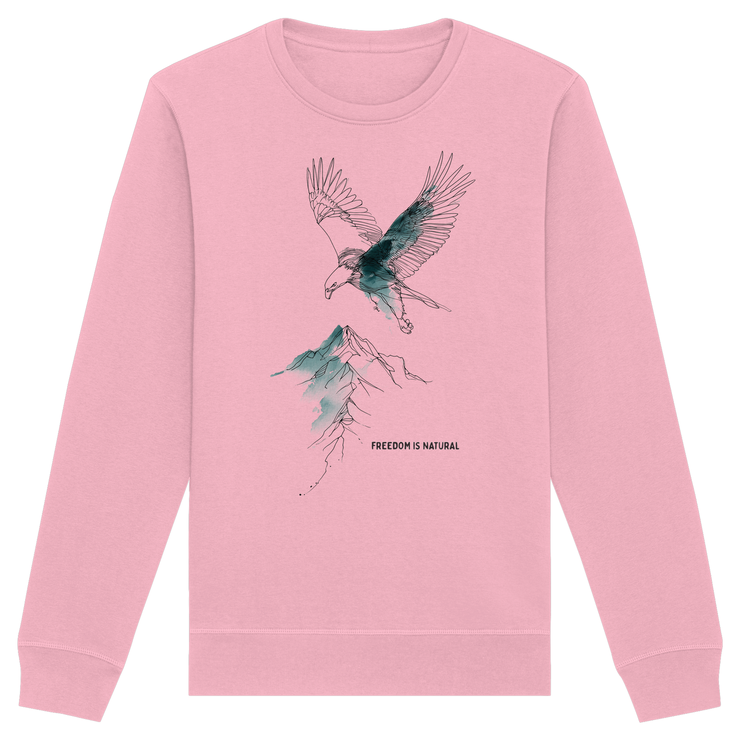 Adler Sketch Art Style - Organic Basic Unisex Sweatshirt