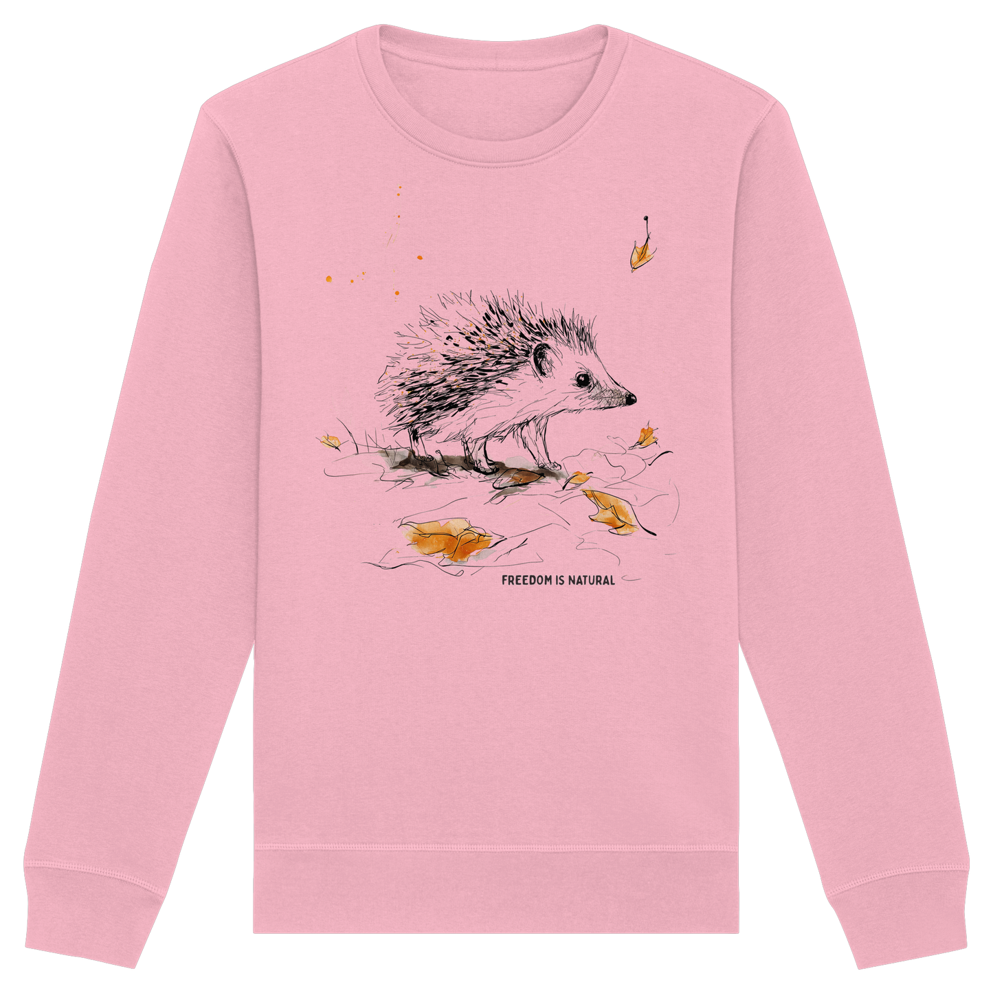 Igel Sketch Art Style - Organic Basic Unisex Sweatshirt