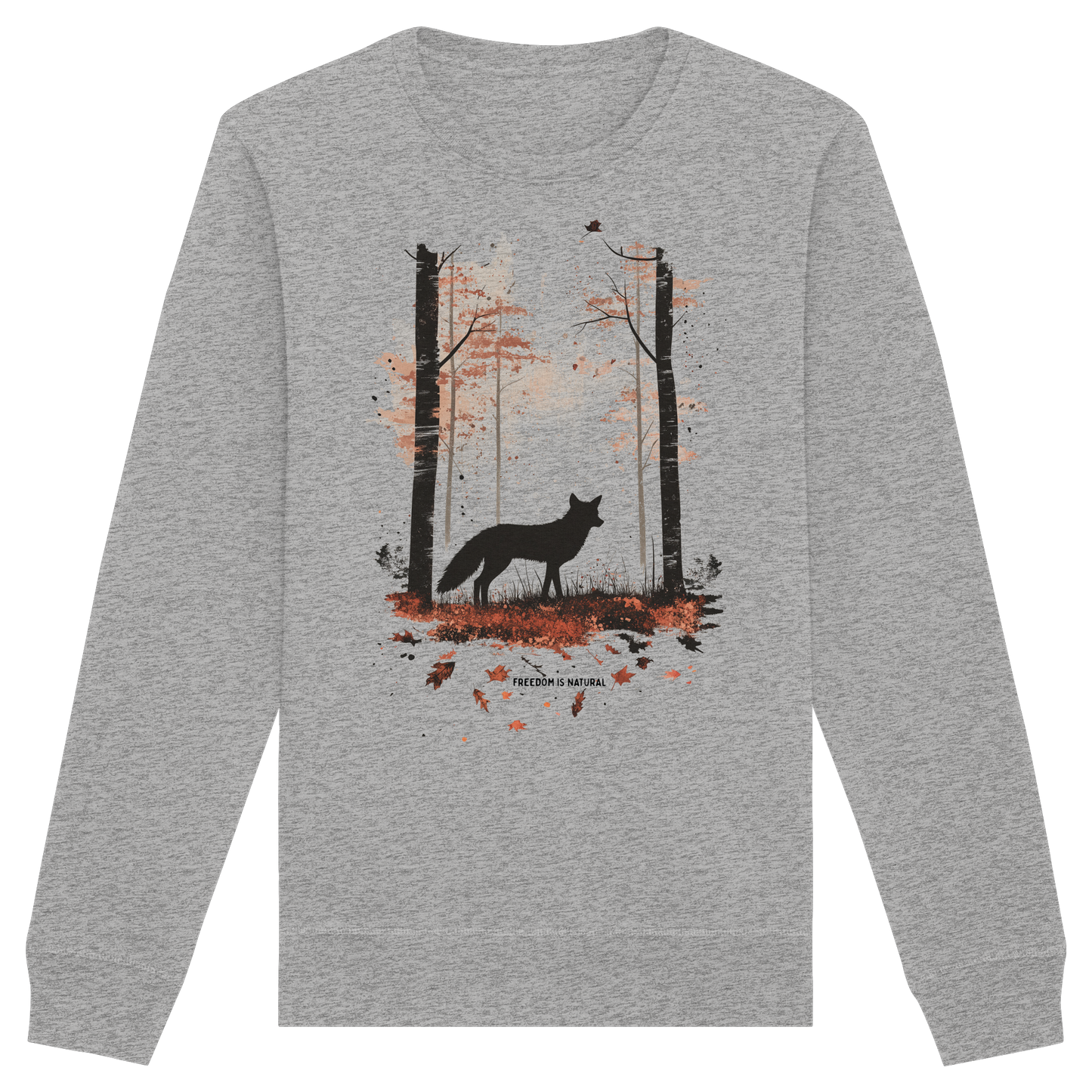 Fuchs Watercolor Style - Organic Basic Unisex Sweatshirt