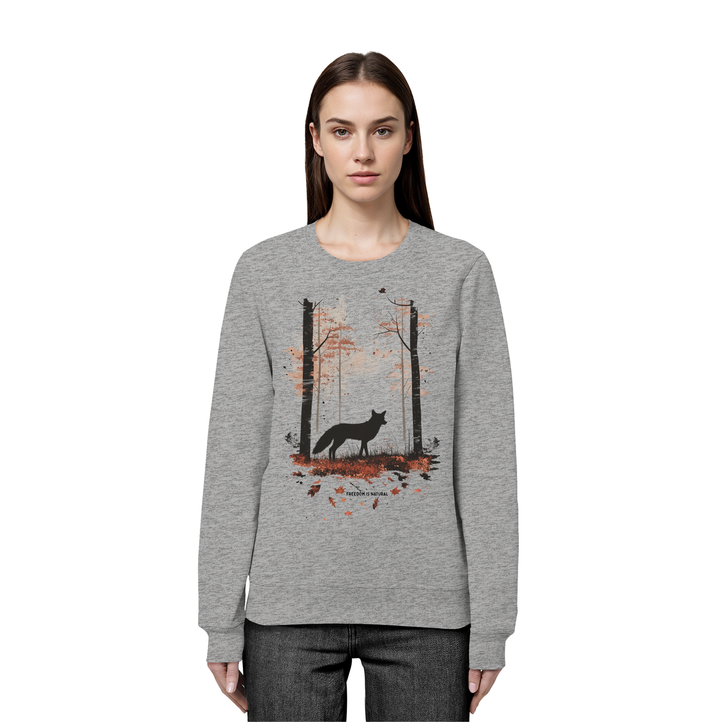 Fuchs Watercolor Style - Organic Basic Unisex Sweatshirt