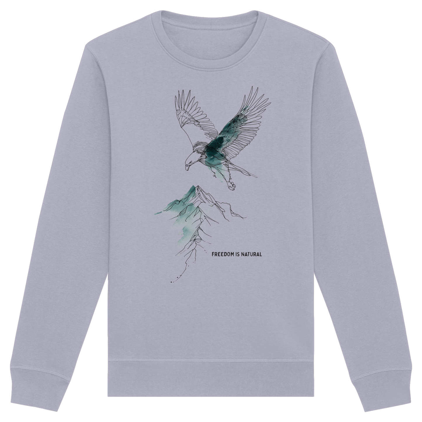 Adler Sketch Art Style - Organic Basic Unisex Sweatshirt