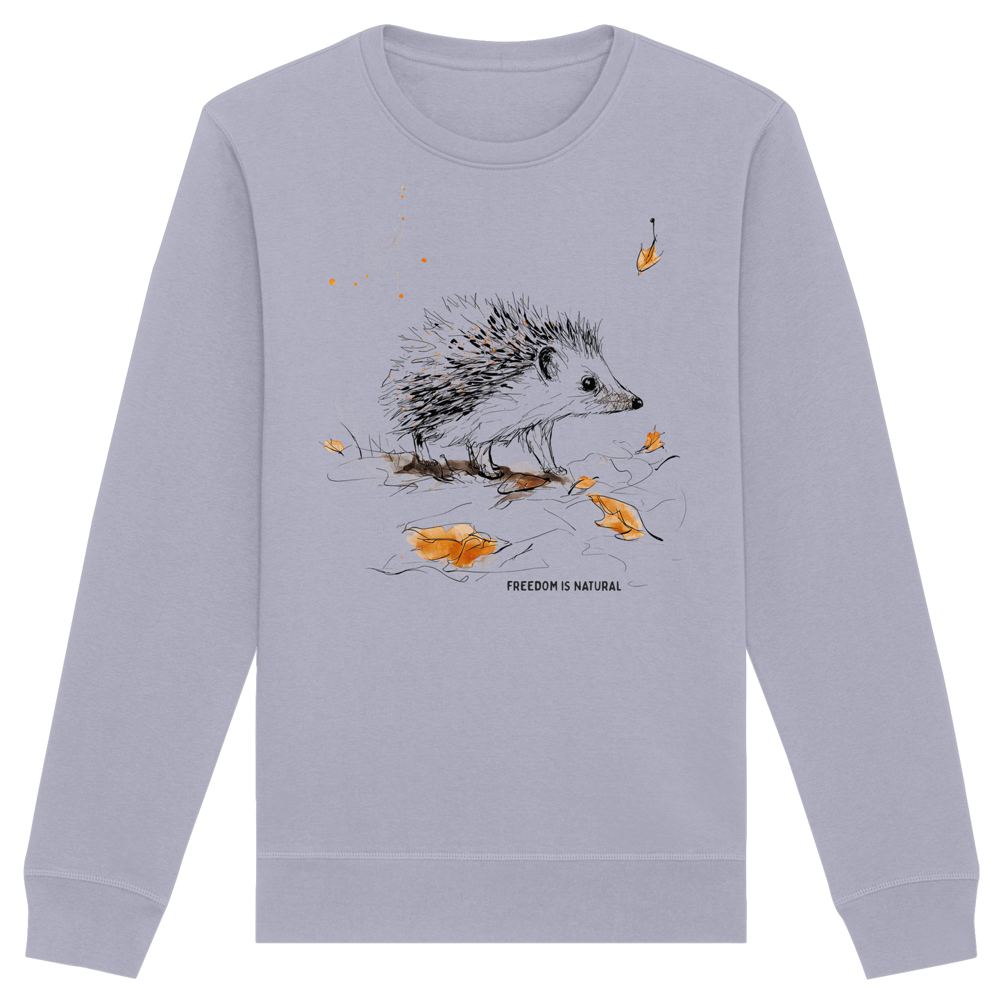 Igel Sketch Art Style - Organic Basic Unisex Sweatshirt