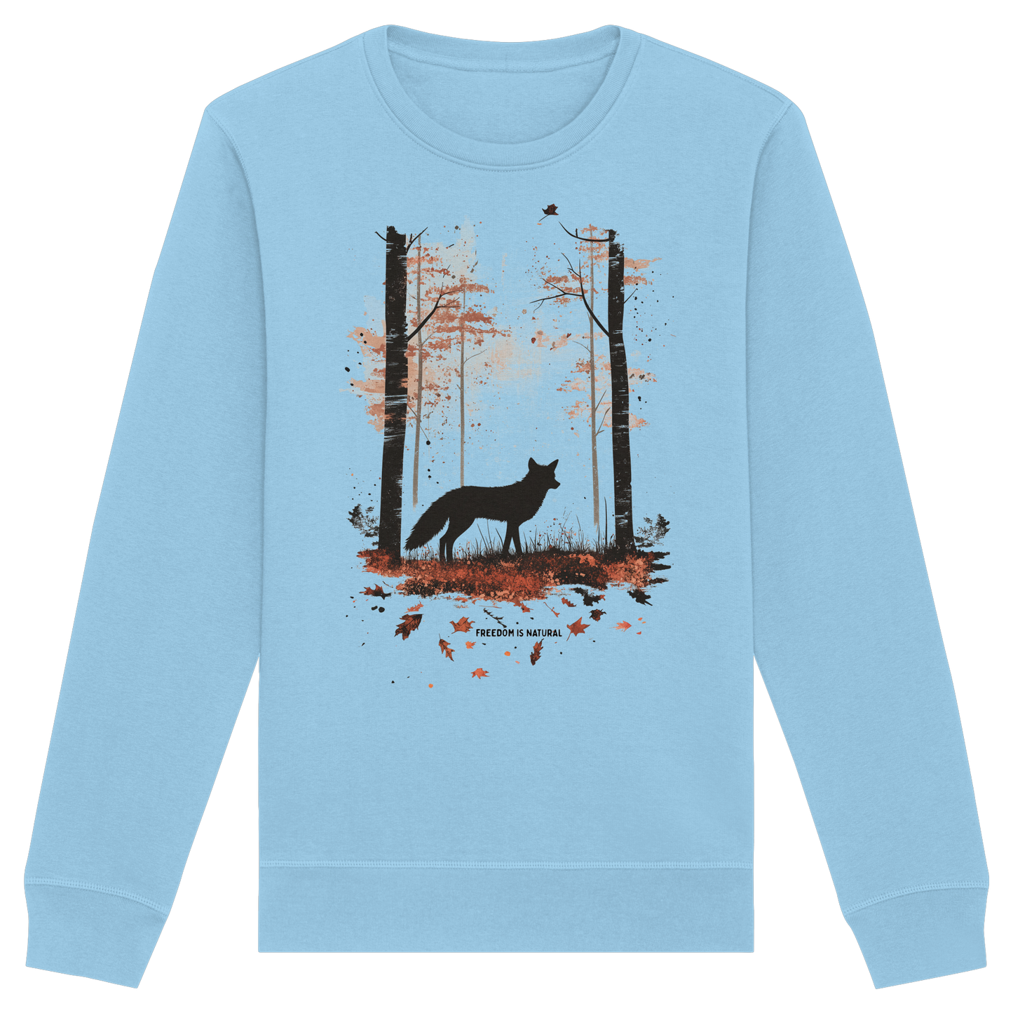Fuchs Watercolor Style - Organic Basic Unisex Sweatshirt