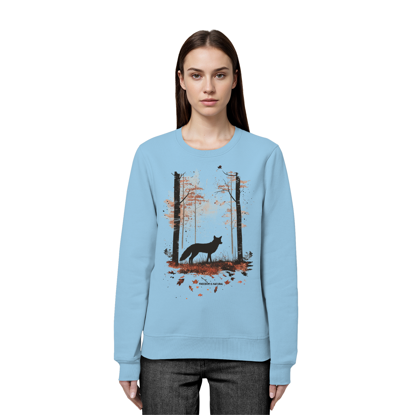 Fuchs Watercolor Style - Organic Basic Unisex Sweatshirt