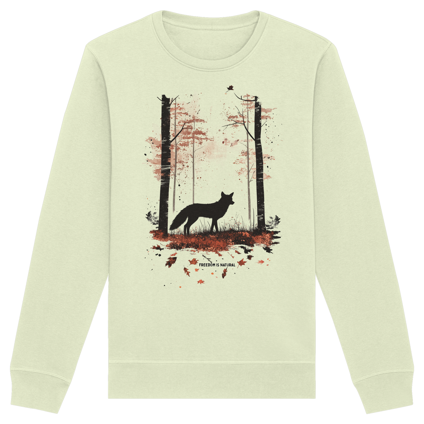 Fuchs Watercolor Style - Organic Basic Unisex Sweatshirt