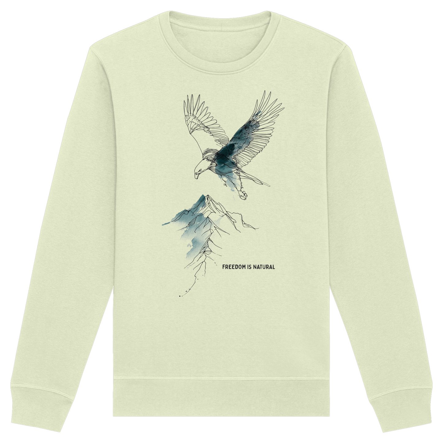 Adler Sketch Art Style - Organic Basic Unisex Sweatshirt