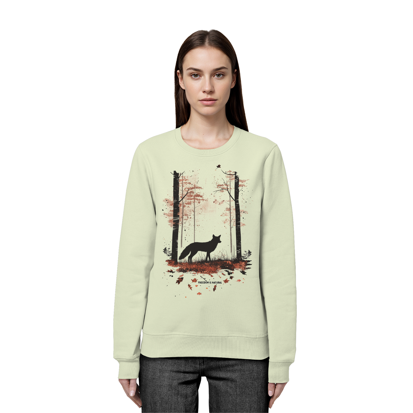 Fuchs Watercolor Style - Organic Basic Unisex Sweatshirt