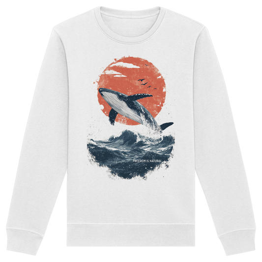 Wal Watercolor Style - Organic Basic Unisex Sweatshirt