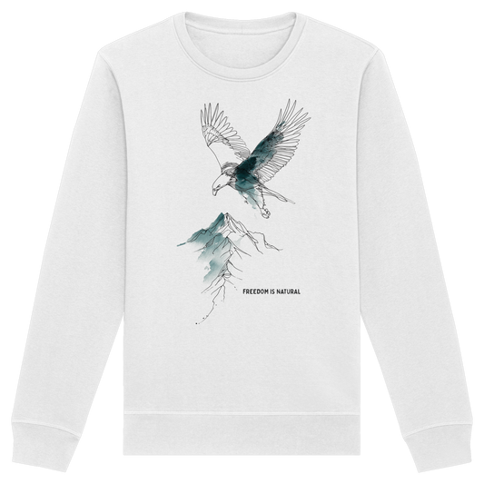 Adler Sketch Art Style - Organic Basic Unisex Sweatshirt