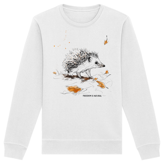 Igel Sketch Art Style - Organic Basic Unisex Sweatshirt