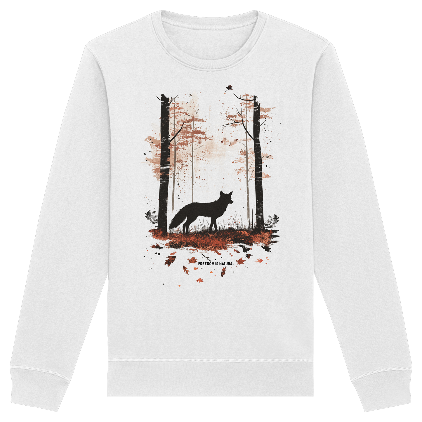 Fuchs Watercolor Style - Organic Basic Unisex Sweatshirt